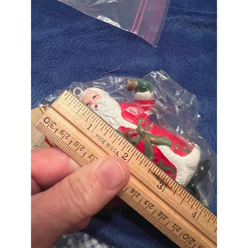 Vintage Christmas‎ Classics Santa Claus Ornament Hand-Painted 1976